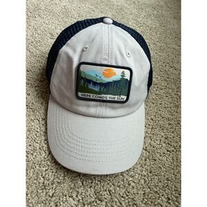 Life Is Good "Here Comes the Sun" Trucker Hat Mountain Sunrise Patch Snapback